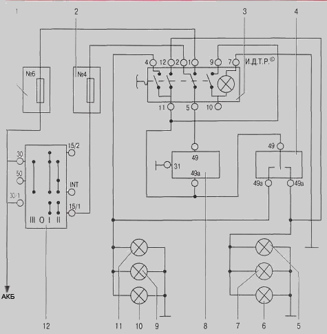 Схема таврия. Схема блока зажигания ЗАЗ 1102. Схема указателей поворота и аварийной сигнализации КАМАЗ 53212. Схема стеклоочистителя ЗАЗ 1102. Схема работы кнопки аварийной сигнализации КАМАЗ.